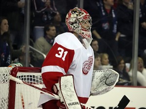 Joey MacDonald surrendered  7 of St. Louis' 10 goals on March 30, 2011 (Dave Gainer/THW