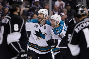 Joe Thornton netted the shootout winner against the Kings last Wednesday, but the streak continues. (Icon SMI)