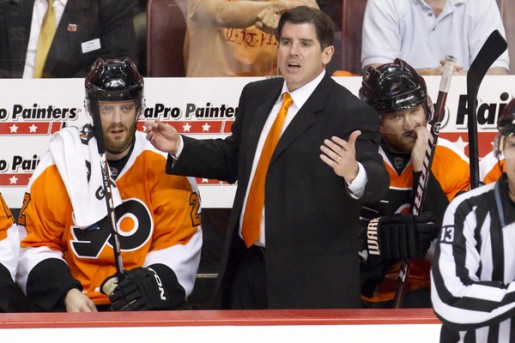 The Flyers against Laviolette: After a 145-98-29 record as head coach in Philadelphia, Peter Laviolette was fired three games into the 2013-14 season.