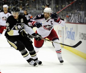 Rick Nash Evgeni Malkin Penguins Blue Jackets 