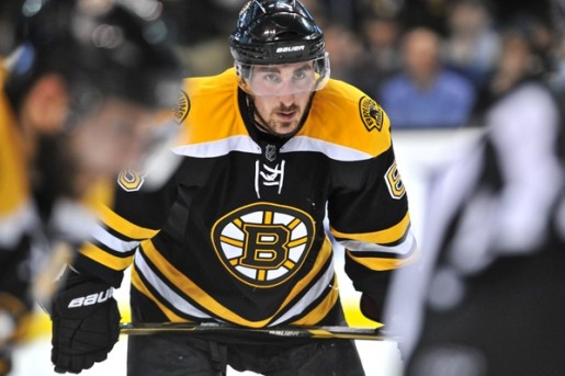 Brad Marchand has scored 9 goals on only 20 shots in 2013. (Icon SMI)