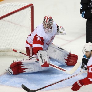 Jimmy Howard of the Detroit Red Wings.