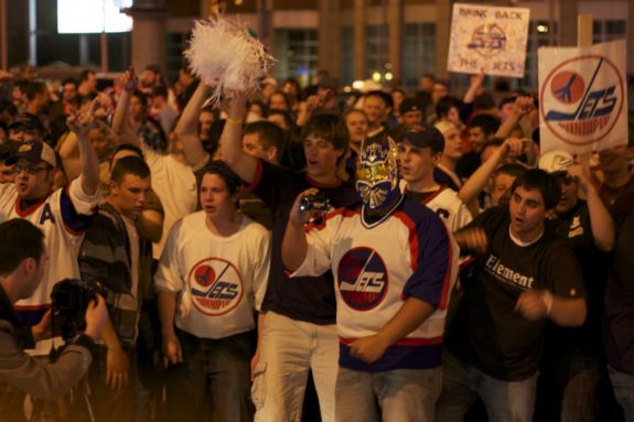 Winnipeg Jets fan rely