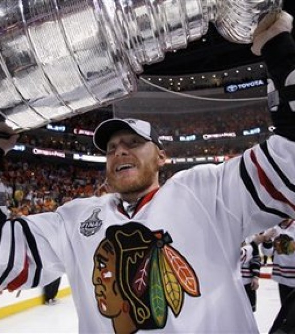 Marian Hossa, former Chicago Blackhawk