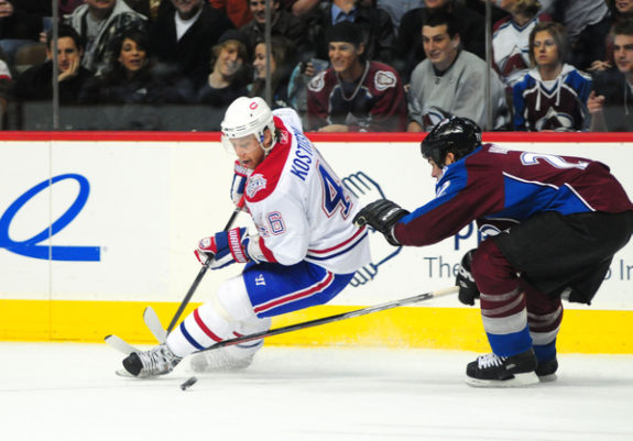 Montreal Canadiens forward Andrei Kostitsyn