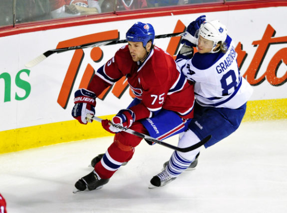 Hal Gill, Mikhail Grabovski, Toronto Maple Leafs