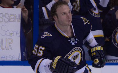 St. Louis native Cam Janssen played for the St. Louis from 2008-09 to 2010-11.