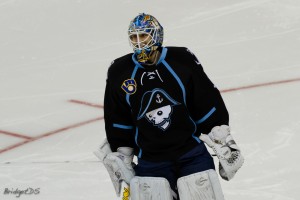 Mark Dekanich in 2011 with the Milwaukee Admirals.  Now with  KHL Medveščak, he is the type of skater Zagreb is looking to build a champion from.