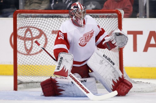 Jimmy Howard : FEB 28 Red Wings at Kings Jimmy Howard Red Wings