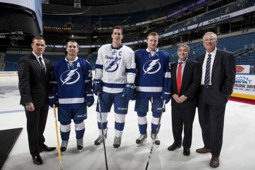 The Lightning in 2011-12...(Tampa Bay Lightning/Scott Audette)