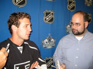 Mike Richards News Conference Welcome to Los Angeles Kings Mike Richards LA Kings