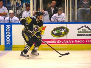 Despite NHL talent, Simon Despres has spent most of his career playing for the Wilkes-Barre Scranton Penguins. (Siena Slusser/THW)