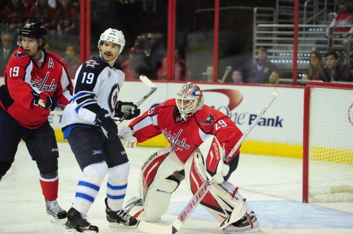 Jim Slater of the Winnipeg Jets (Tom Turk / THW)