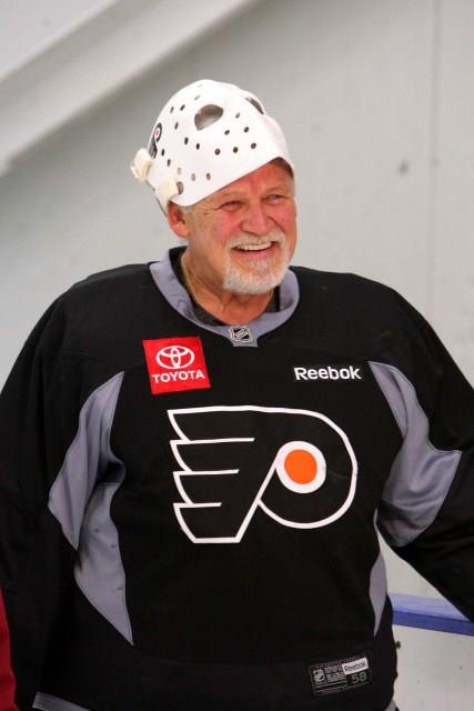 Flyers legendary goalie Bernie Parent (cr: Comcast-Spectacor)