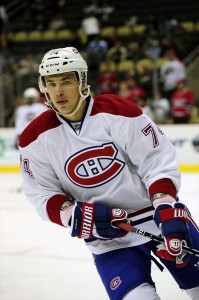 Alexei Emelin a defenseman on the Canadiens roster