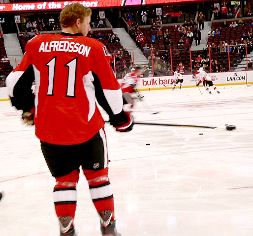 Daniel Alfredsson's last skate with the Ottawa Senators  Ottawa senators  hockey, National hockey league, Nhl hockey