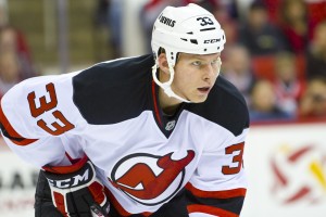 A face familiar to fans of the Albany Devils, Alexander Urbom is battling for a roster spot in New Jersey.