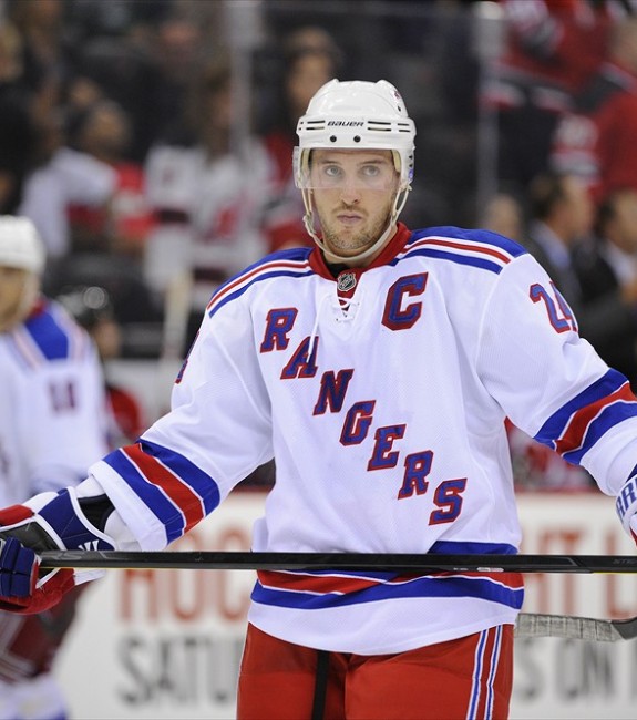 Ryan Callahan Rangers Captain