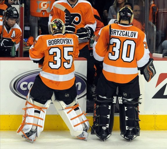 bobrovski and bryzgalov Flyers