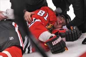 torres hit on hossa