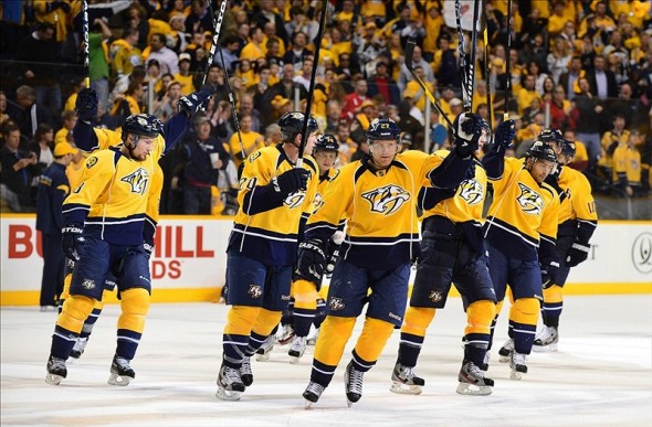 predators game 1 2012 playoffs