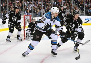 Ryane Clowe versus the Kings