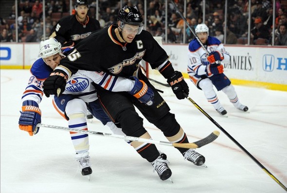 Ryan Getzlaf, who sits second in the league in scoring, will attempt to lead his team to top position in the West.