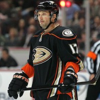 Lubomir Visnovsky with the Anaheim Ducks last season. (Jake Roth-US PRESSWIRE)