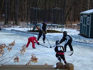 Backyard rink