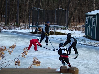 Backyard rink