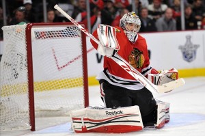 Corey Crawford Blackhawks Overtime