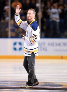 Former-Buffalo Sabres goalie Dominik Hasek