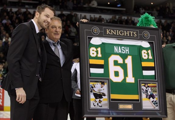 Rick nash store london knights jersey