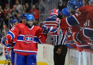 Montreal Canadiens defenseman P.K. Subban