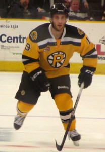 Carter Camper of the Providence Bruins