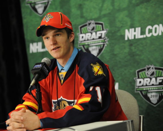 Jonathan Huberdeau was an astute draft pick by the Florida Panthers; they hope to replicate success at the 2013 NHL Draft. (Aaron Bell/CHL Images)