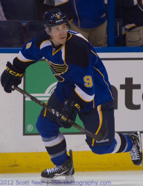 Schwartz was the Blues' best forward in the 2013 playoffs (TSN Photography)