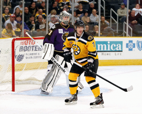 Maxime Sauve of the Providence Bruins (Photo Courtesy of Alan Sullivan/Providence Bruins)