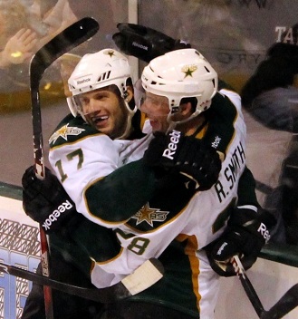 Reilly Smith and Tomas Vincour goal celebration