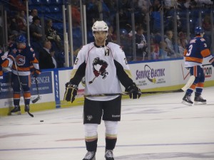 Trevor Smith has played the majority of his career in the AHL thus far. (Alison Myers/THW)