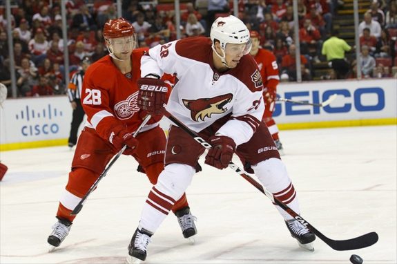 Phoenix Coyotes Forward Lauri Korpikoski Will Compete For Team Finland (Rick Osentoski-USA TODAY Sports)