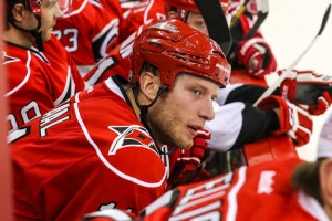 Carolina Hurricane Jordan Staal - Mandatory Photo Credit: Andy Martin Jr