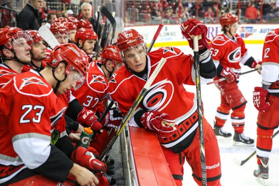 Carolina Hurricane Alexander Semin - Mandatory Photo Credit: Andy Martin Jr