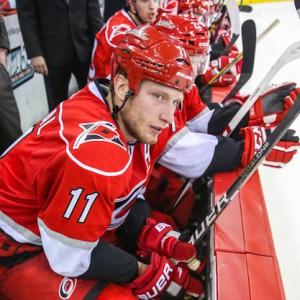 Carolina Hurricane Jordan Staal - Mandatory Photo Credit: Andy Martin Jr