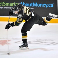 London Knights forward Bo Horvat is just starting to receive recognition but his game has always been first round worthy (Terry Wilson/OHLImages)