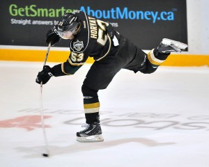 London Knights forward Bo Horvat (Terry Wilson/OHLImages)