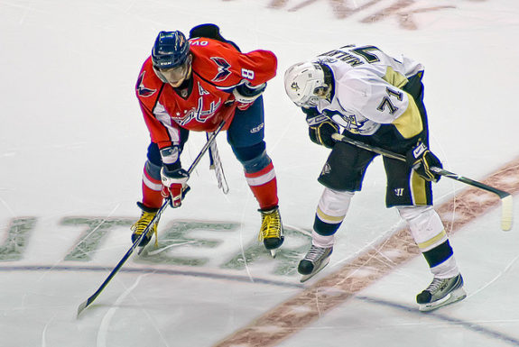 Alex Ovechkin, Evgeni Malkin, Capitals, Penguins