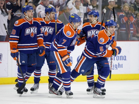 The Oilers PP has already been clicking in OKC this year (Steven Christy/OKC Barons)