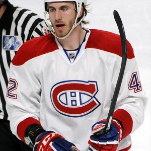 Former- Montreal Canadiens defenseman Jarred Tinordi