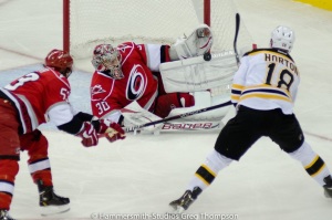 Carolina Hurricanes goalie Cam Ward